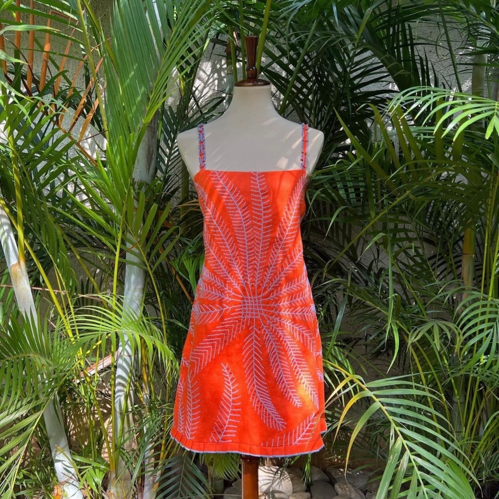 Alexis Linen Rosen Dress - New with tag